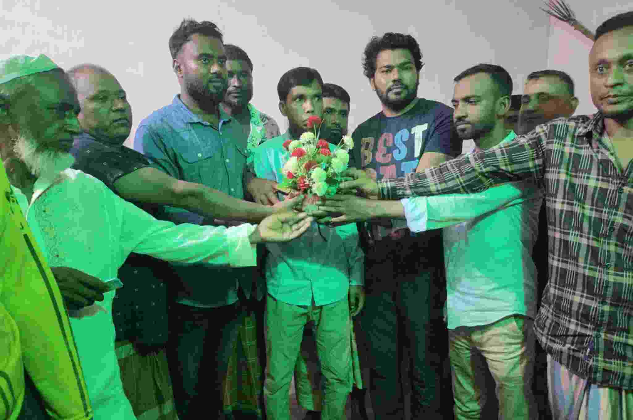 জগন্নাথপুরের আশারকান্দি ইউনিয়নে জামায়াতে ইসলামীতে যোগদান